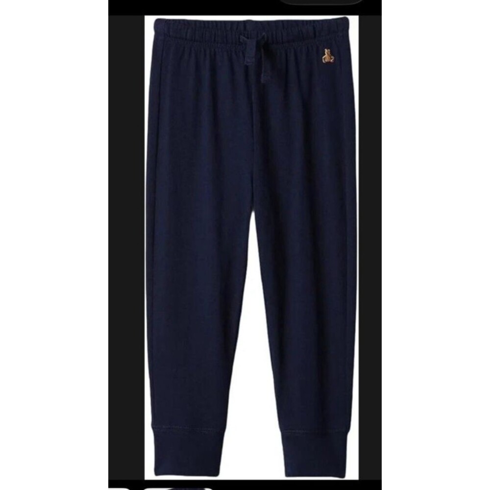 Baby Gap Navy Cotton Knit Jogger Pants Size 0-3 Months